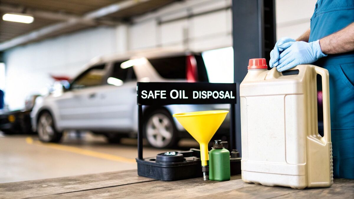 How to Discard Motor Oil Safely in Australia