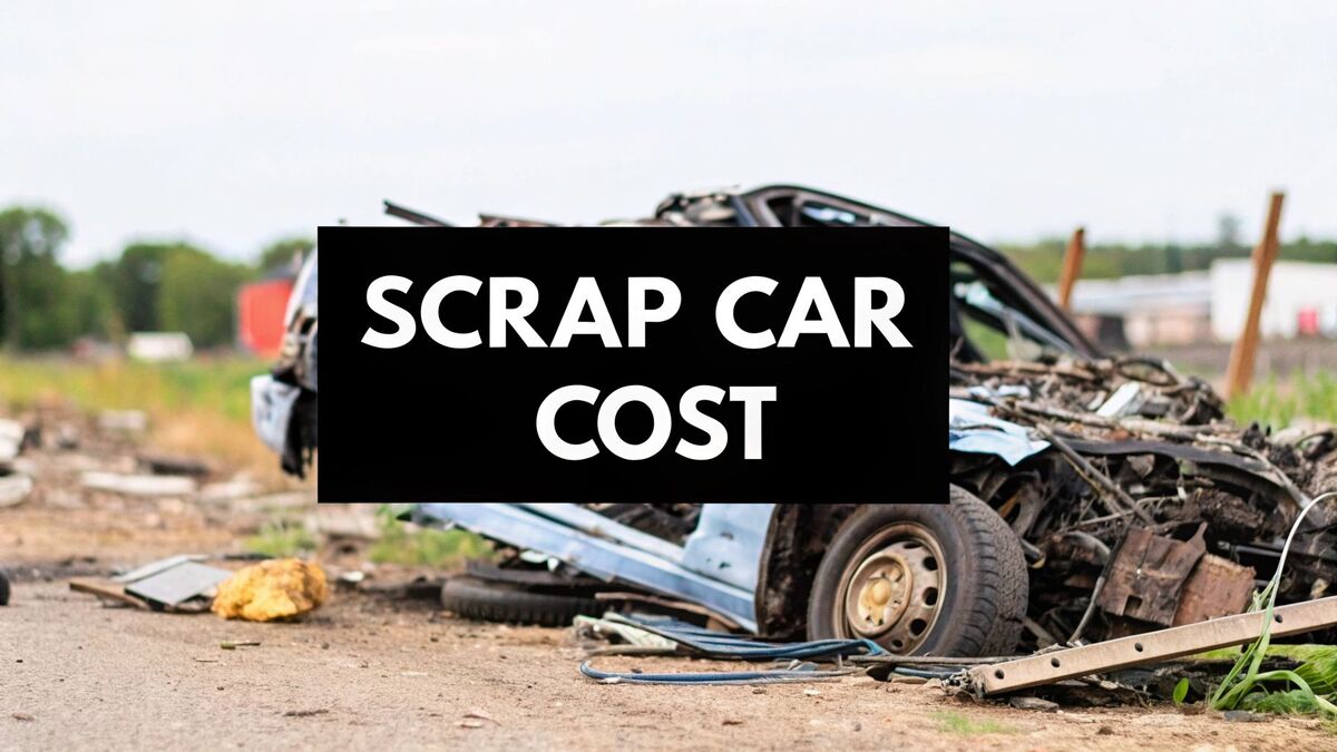 Scrap Car Value and Cost: What Your Car Is Really Worth